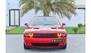 Dodge Challenger RT 5.7L V8 | 1,645 P.M | 0% Downpayment | Full Option | Low Kms!