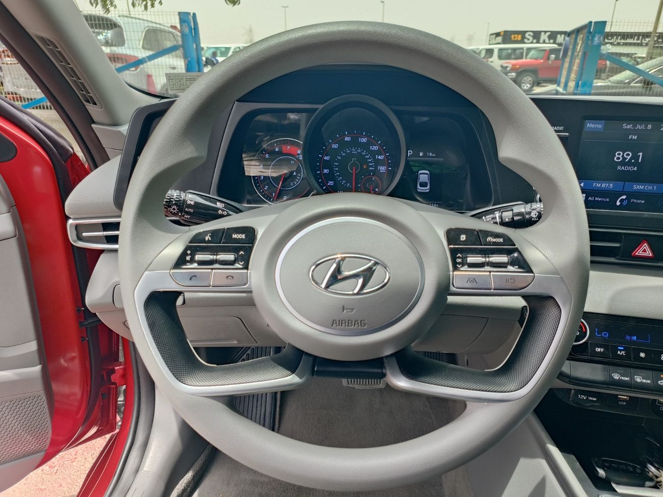 هيونداي إلانترا SEL / RADAR / LEATHER SEATS WITH LOW MILEAGE (LOT # 73198)