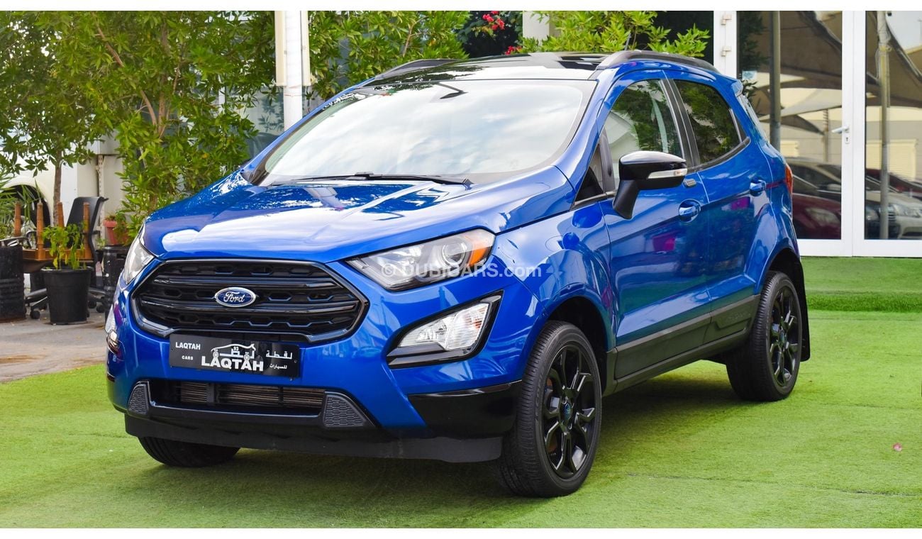 Ford EcoSport 2020 model, one number, fingerprint, leather hatch, sensors, alloy wheels, cruise control, rear came