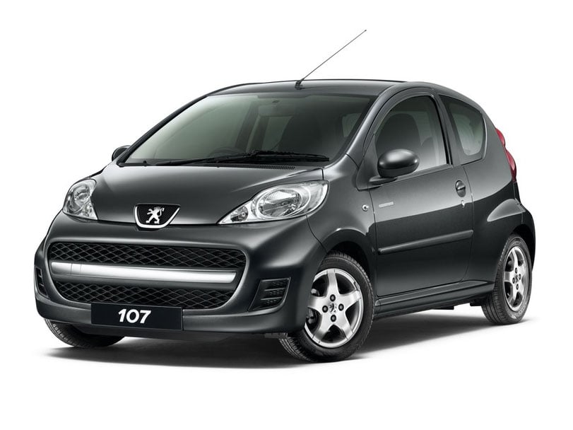 Peugeot 107 cover - Front Left Angled
