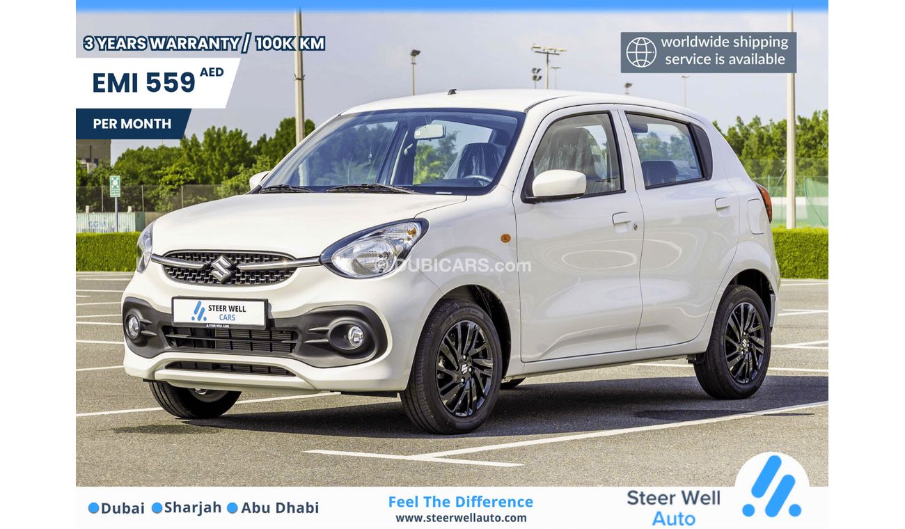 Suzuki Celerio 2023 - GL 1.0L Full Option Petrol A/T - Hatchback - 5 Seater - Book Now with us