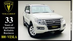 Mitsubishi Pajero FULL OPTION! + LEAHTER SEATS + BIG SCREEN / GCC / 2018 / UNMILITED MILEAGE WARRANTY / 1,145 DHS P.M.