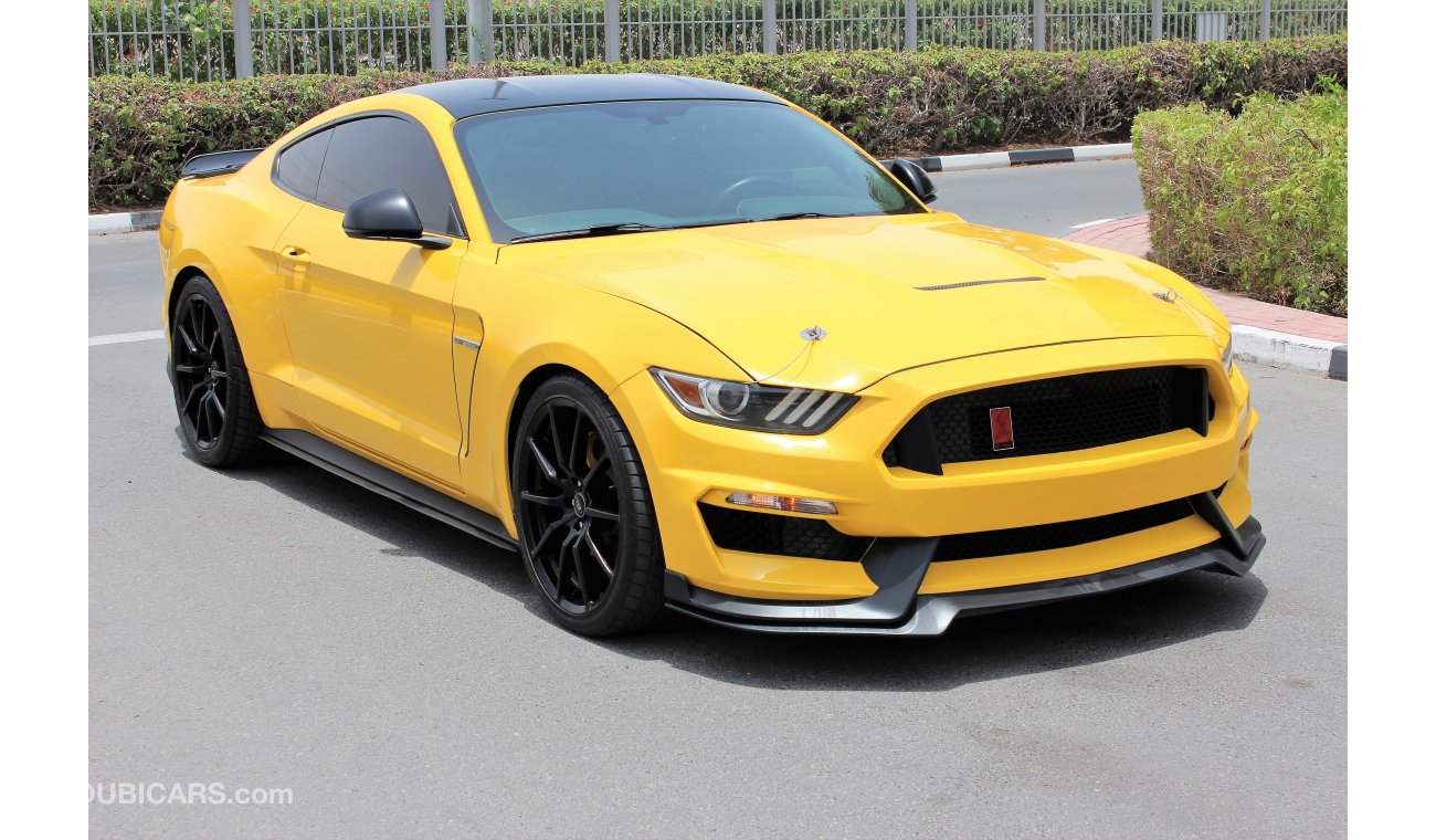 Ford Mustang Shelby body kit 5.0 V8 GT Premium 2015 , M/T, GCC, Warranty and free service Till 100K KM