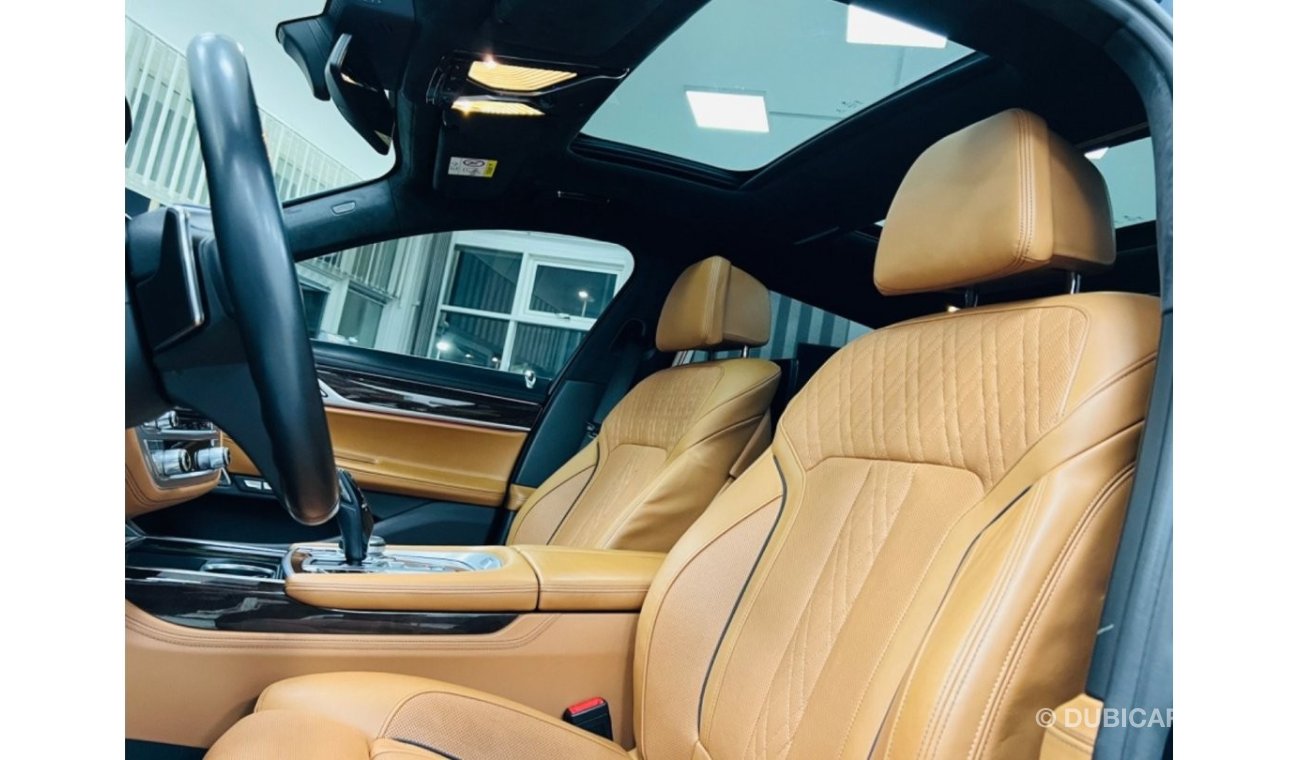 BMW 740Li Luxury GCC .. FSH .. Perfect Condition .. V6 .. Top Range