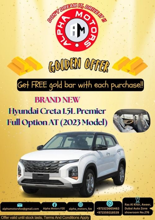 Hyundai Creta Hyundai creta 1.5Lmodel 2023 gcc