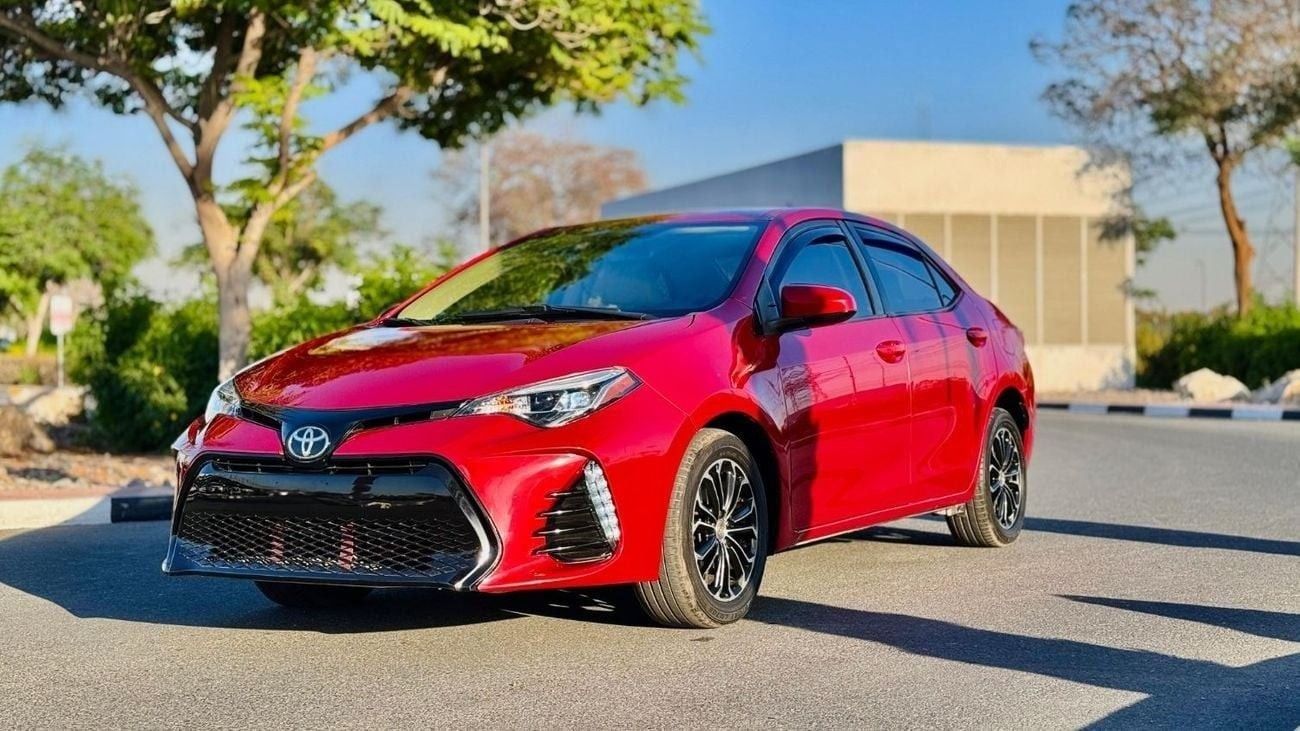 Toyota Corolla GOOD CONDITION | 1.8L PETROL ENGINE | LHD | 2018 | BLOOD RED BODY COLOR | REAR VIEW CAMERA | AUTOMAT