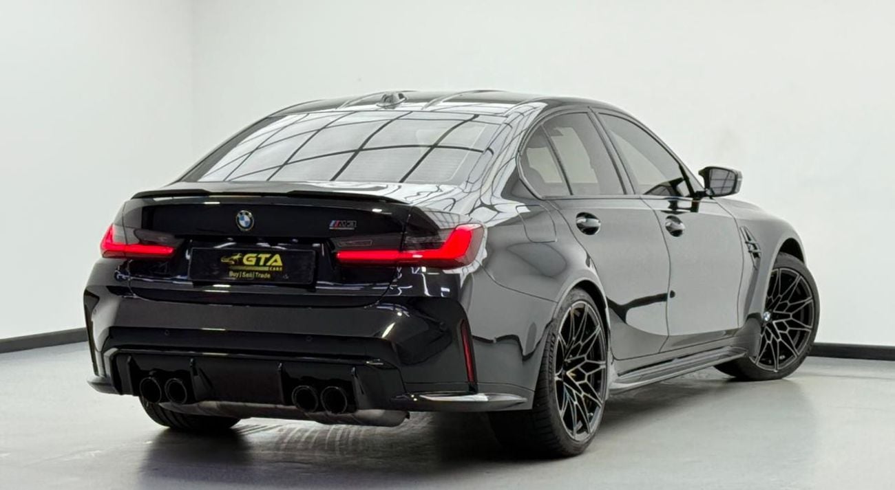BMW M3 2025 BMW M3 Competition, 2029 BMW Warranty + Service Pack, Very Low Km, Fully Loaded, GCC