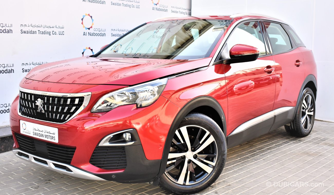 Peugeot 3008 1.6L ALLURE 2019 GCC SPECS AGENCY WARRANTY UP TO 2024 OR 100,000KM