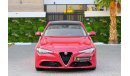 Alfa Romeo Giulia Super | 2,152 P.M  | 0% Downpayment | Agency Warranty!