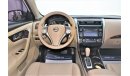 Nissan Altima AED 780 PM | 0% DP | 3.5L SL V6 GCC FULL OPTION WARRANTY