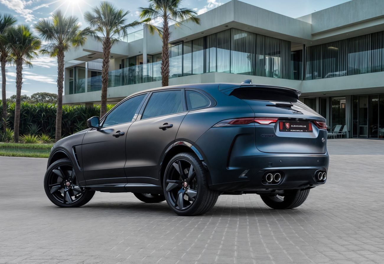 جاكوار F بيس SVR F-Pace SVR | 4,444 P.M | 0% Downpayment | Jaguar Warranty + S/Contract!