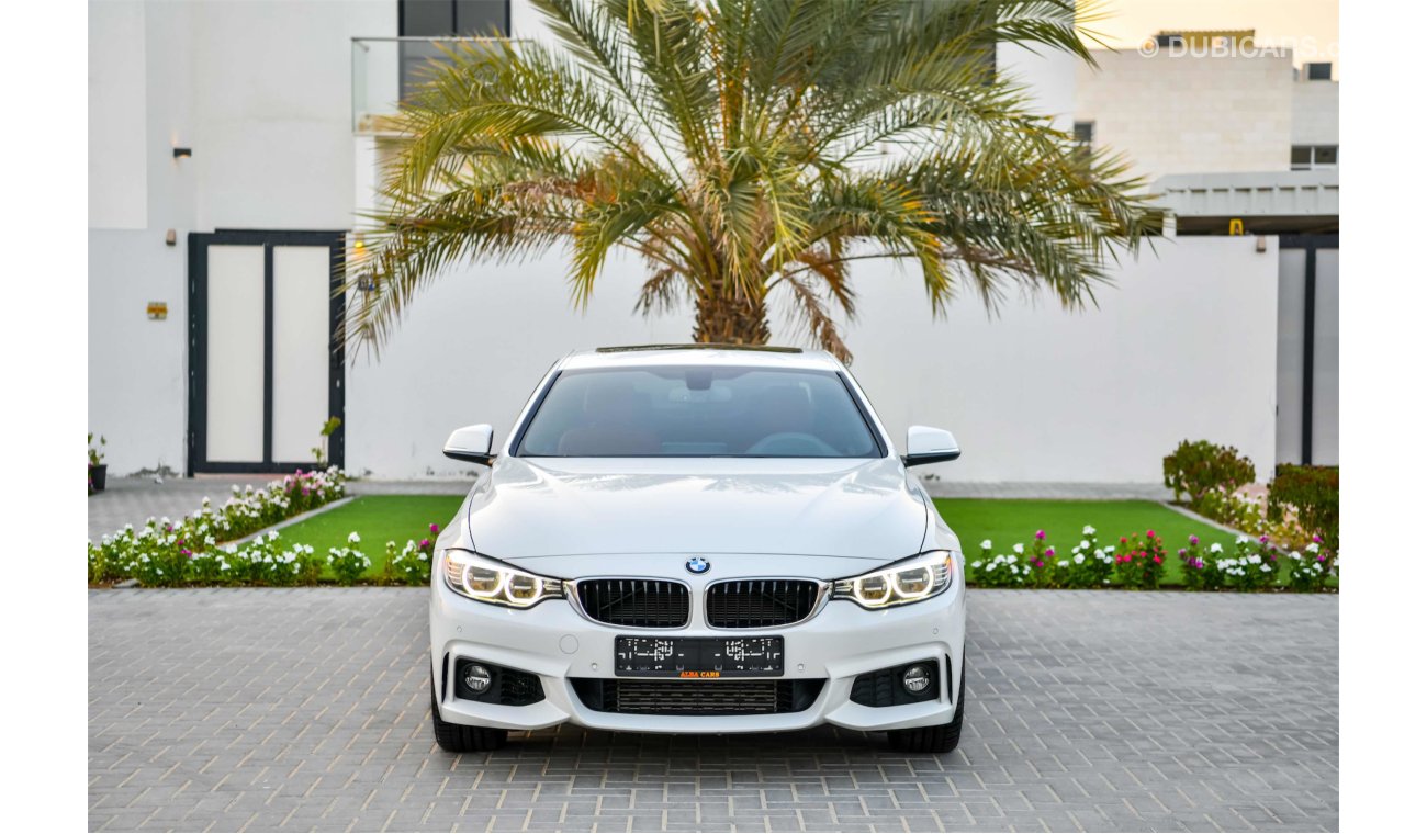 BMW 435i Sport Twin Turbo - 2Y Warranty!  - GCC - AED 2,526 PER MONTH - 0% DOWNPAYMENT