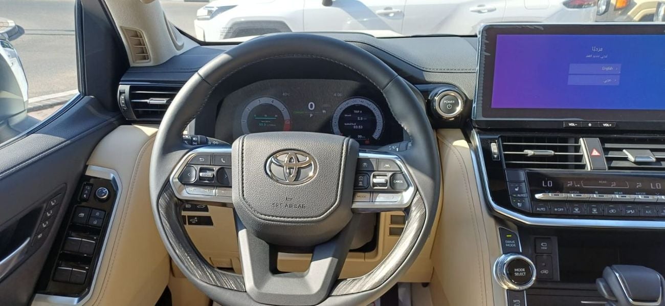 تويوتا لاند كروزر TOYOTA LAND CRUISER VXR 3.5L HYBRID COLOR WHITE MODEL 2025