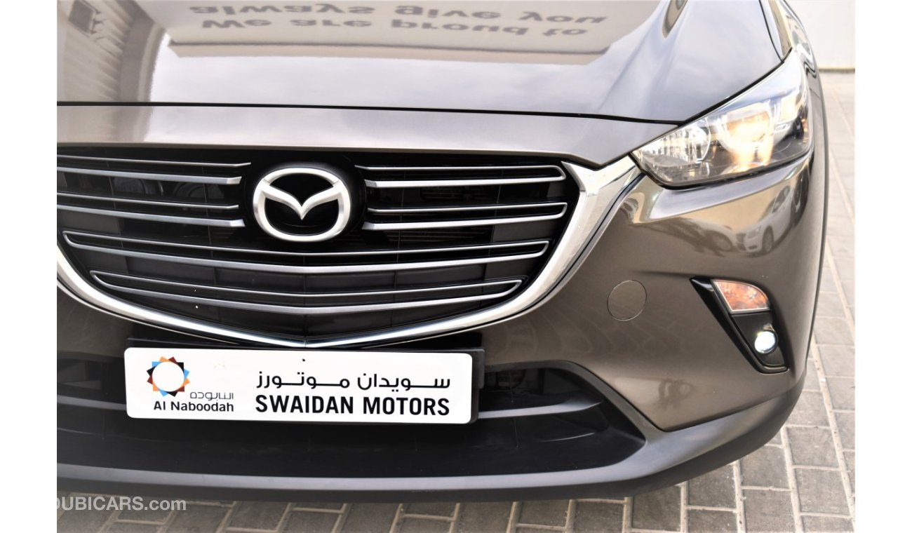Mazda CX3 AED 1370 PM | 0% DP | 2.0L GS GCC WARRANTY