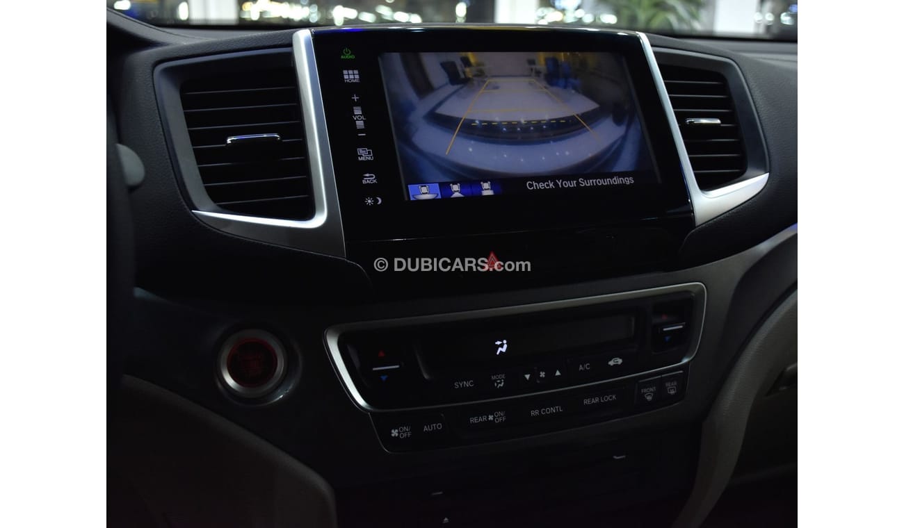 هوندا بايلوت EXCELLENT DEAL for our Honda Pilot AWD ( 2016 Model ) in Burgundy Color GCC Specs