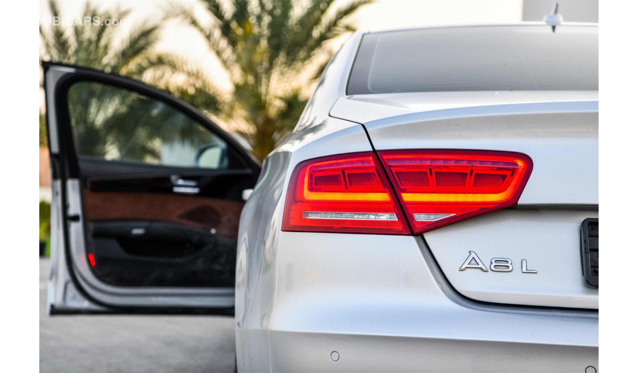 Audi A8 L - Fully Agency Serviced - Immaculate Condition - AED 1,645 Per Month - 0% DP