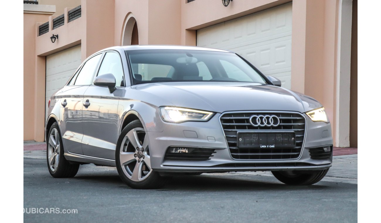 Audi A3 35 TFSI 2015 GCC under Warranty with Zero Down-Payment.