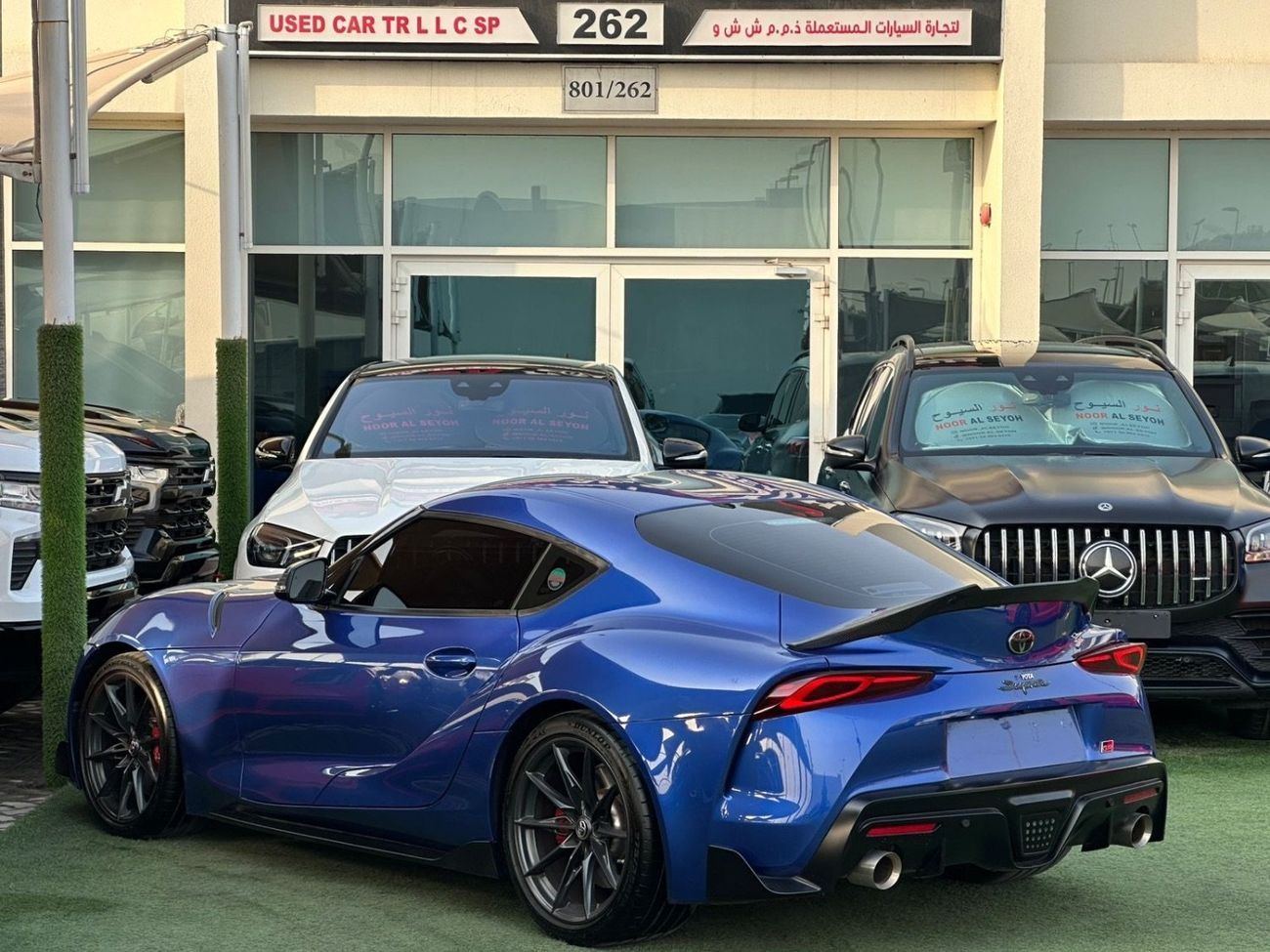 Toyota Supra GR RB 3.0L TOYOTA SUPRA GR GCC 2023 Service history (under warranty) Original paint  full option Ful
