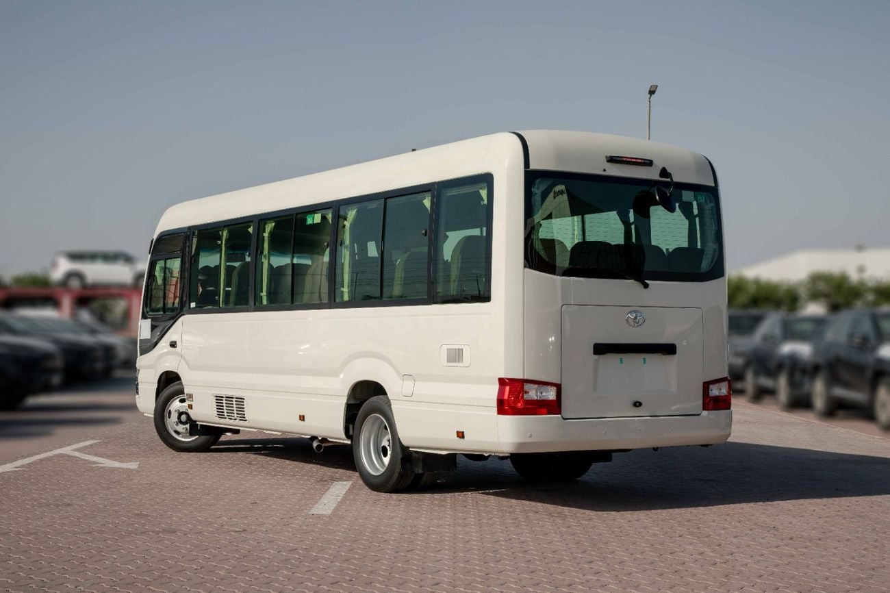 Toyota Coaster 2.7L (23-Seater) - White Inside Grey | Export Only