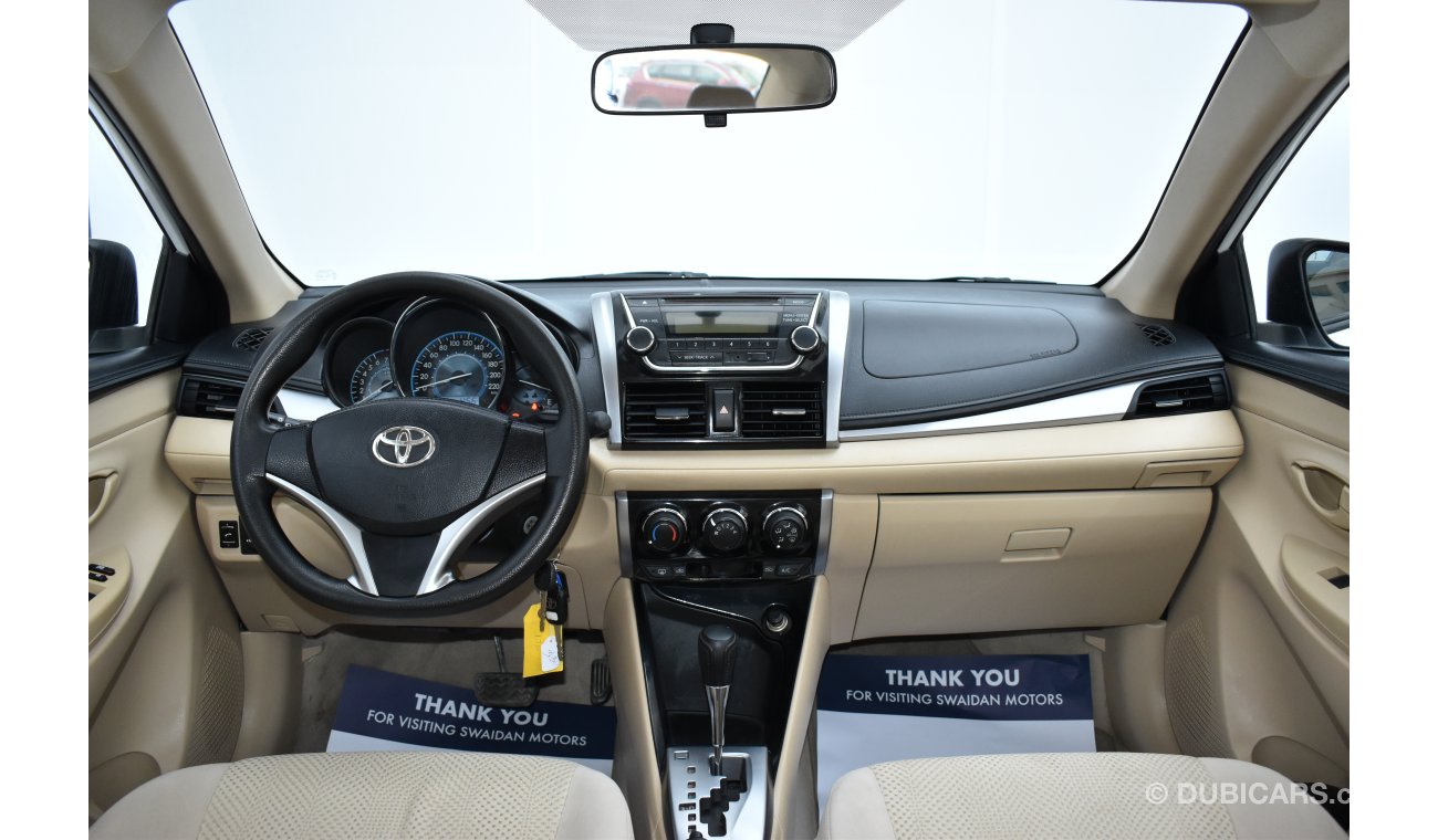 Toyota Yaris 1.5L SEDAN 2016 GCC DEALER WARRANTY
