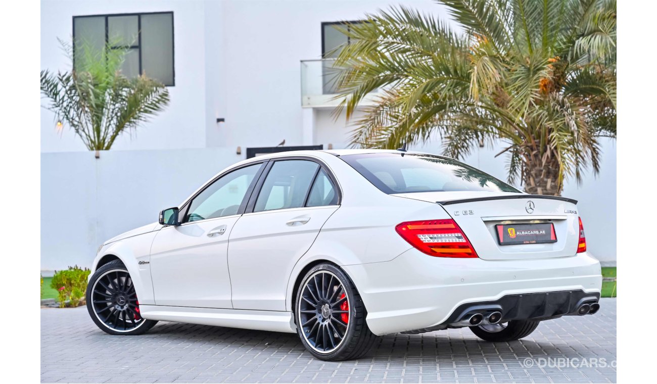 مرسيدس بنز C 63 AMG 1,939 P.M |  0% Downpayment | Full Option | Exceptional Condition