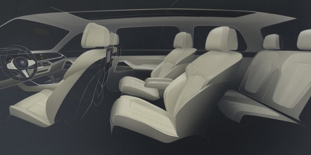 بي أم دبليو X7 interior - Seats