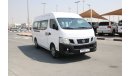 نيسان NV350 URVAN HI ROOF 15 SEATER BUS WITH GCC SPECS