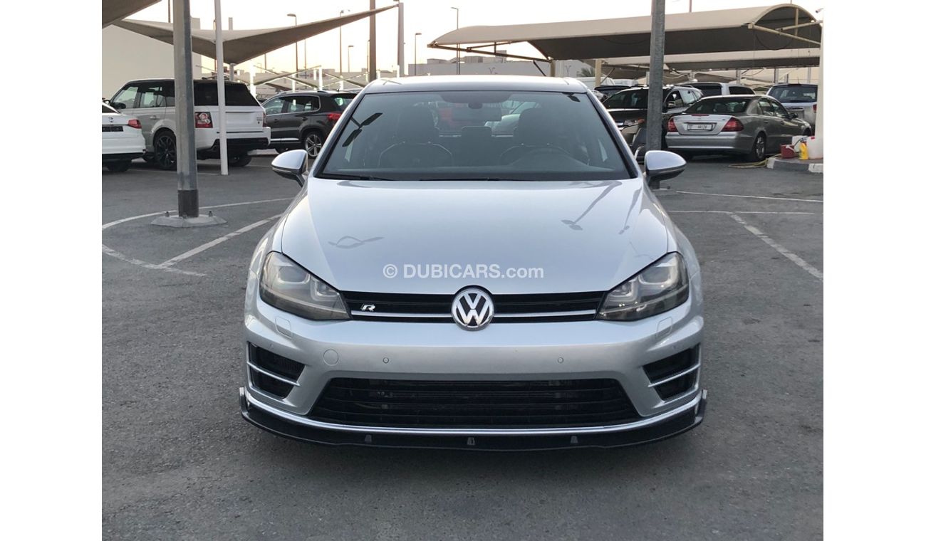 Volkswagen Golf GOLF R MODEL 2015 GCC car perfect condition full option panoramic roof leather seats back camera bac