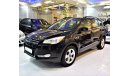 Ford Escape (ORIGINAL PAINT صبغ وكاله )AMAZING Ford Escaped SE 2014 Model!! in Black Color! GCC Specs