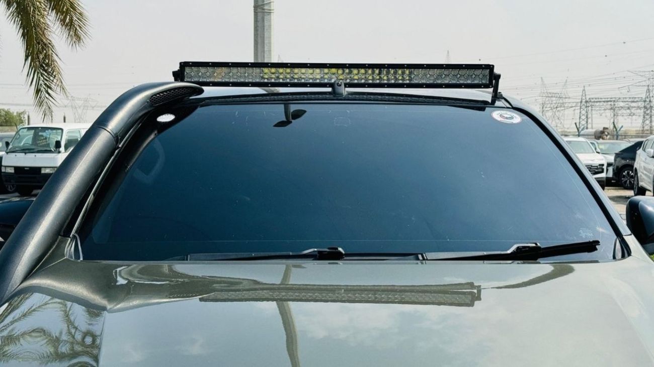 Toyota Hilux PREMIUM BULL BAR INSTALLED | ROOF MOUNTED LED STRIP LIGHTS | BLACK INTE