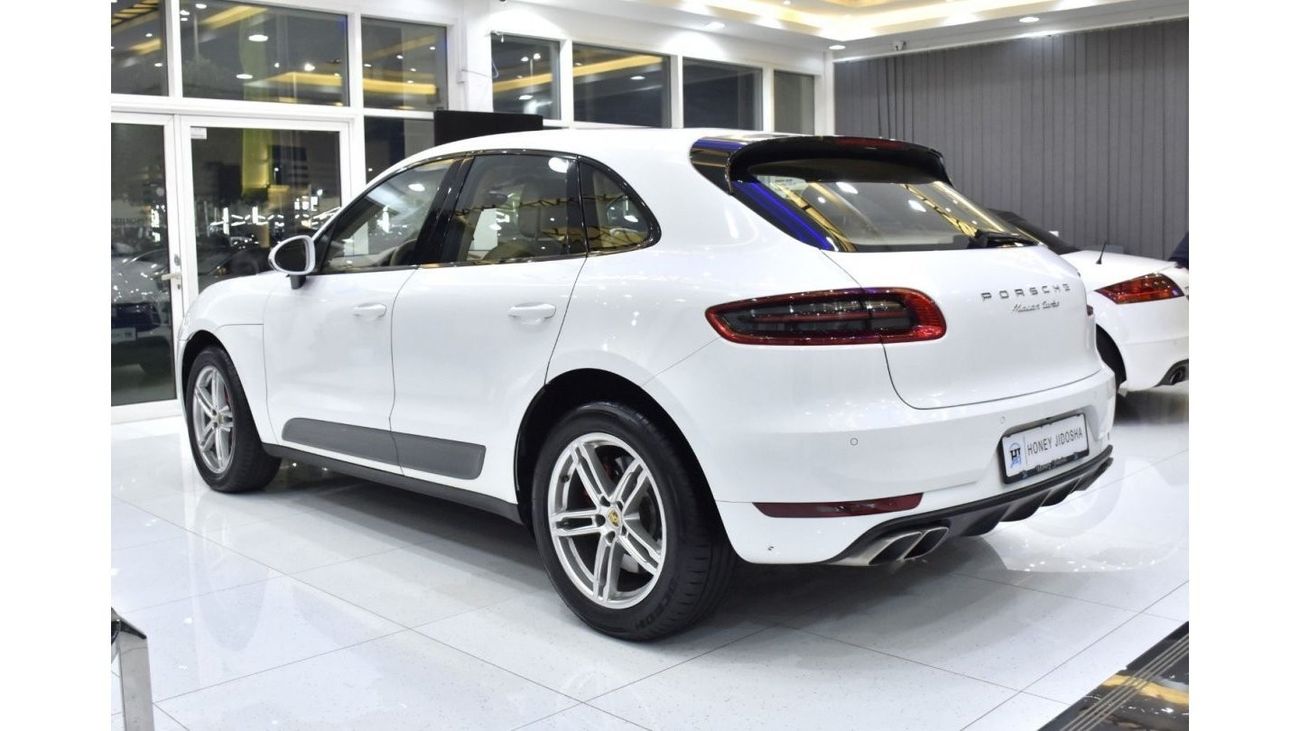Porsche Macan EXCELLENT DEAL for our Porsche Macan Turbo ( 2014 Model ) in White Color GCC Specs