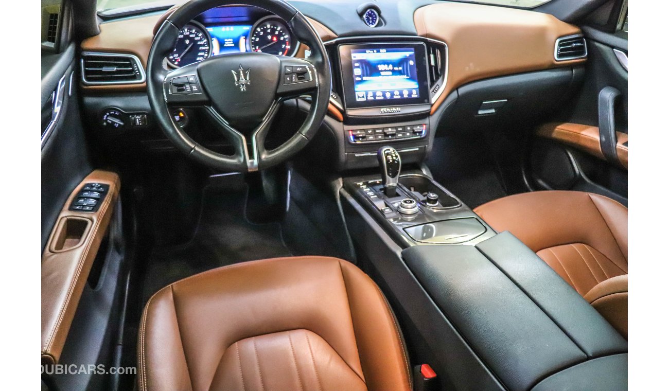 مازيراتي جيبلي Maserati Ghibli 2018 GCC under Agency Warranty with Flexible Down-Payment.