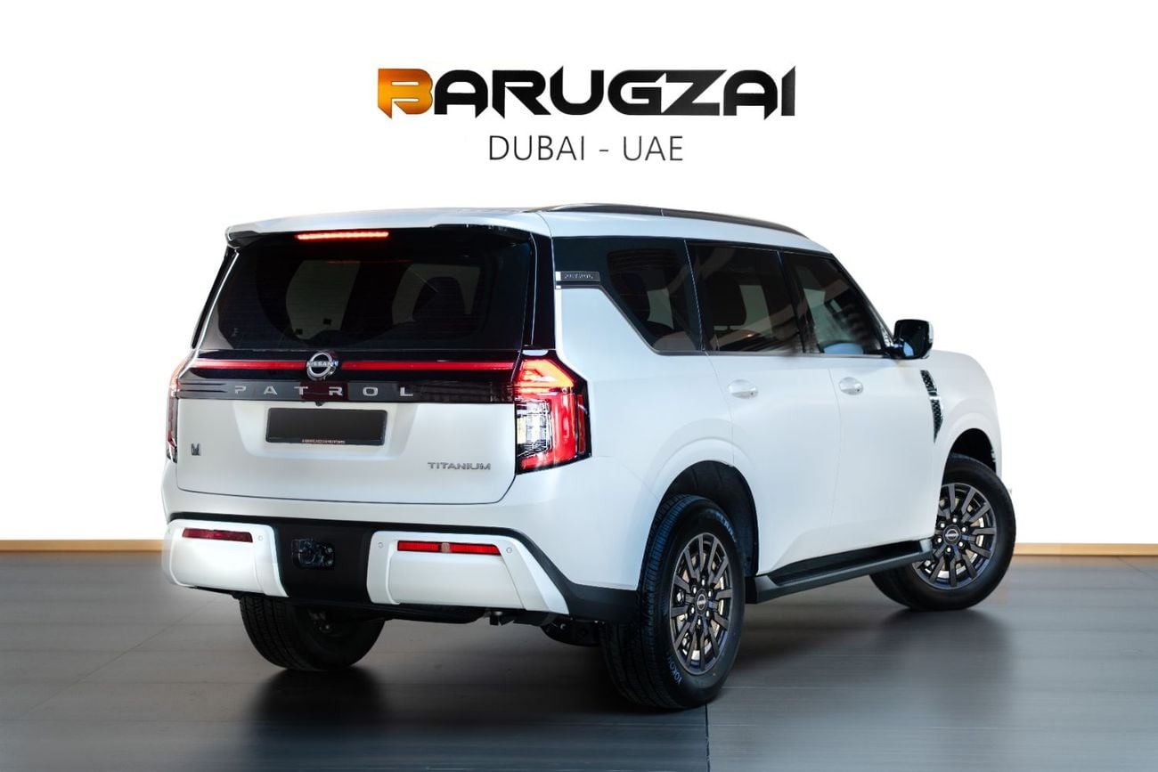 نيسان باترول 2026 SE Titanium 3.8L V6 | 4WD | Mid Option | Warranty