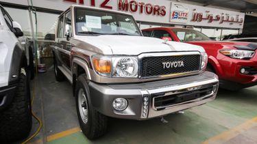 Toyota Land Cruiser Pickup 79 Double Cab Pickup Lx V6 4 0l Manual Transmission For Sale Beige 2018