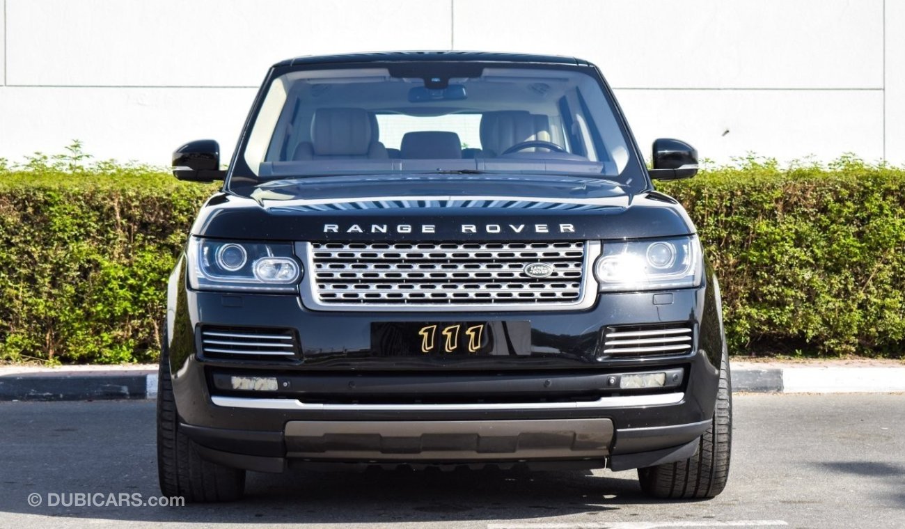 Land Rover Range Rover Vogue SE Supercharged / GCC Specifications