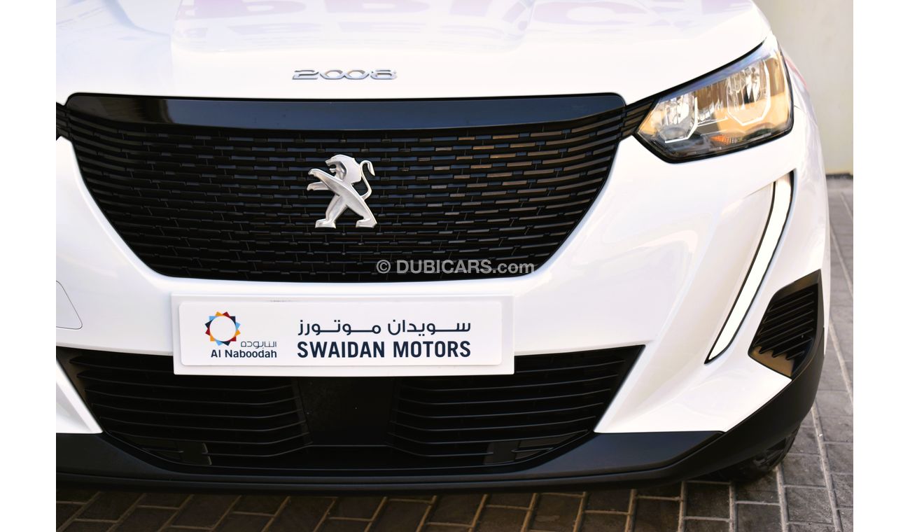 Peugeot 2008 AED 1119 PM | 1.6L ACTIVE 2022 GCC AGENCY WARRANTY UP TO 2026 OR 100K KM