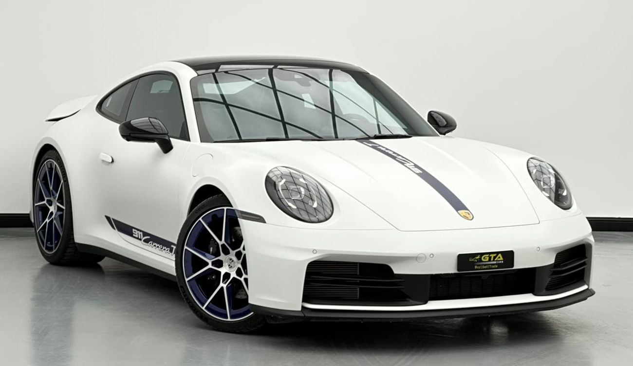 بورش 911 2025 Porsche 911 Carrera T, May/2028 Porsche Warranty, Porsche Full Service History, GCC