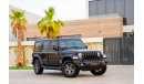 Jeep Wrangler Unlimited  | 2,722 P.M | 0% Downpayment | Full Jeep History!