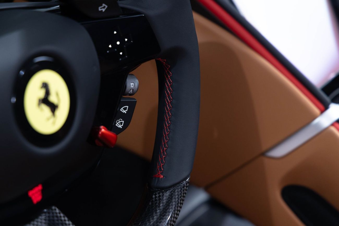 فيراري روما Spider – Delivery Mileage | Red Exterior | Cuoio Interior