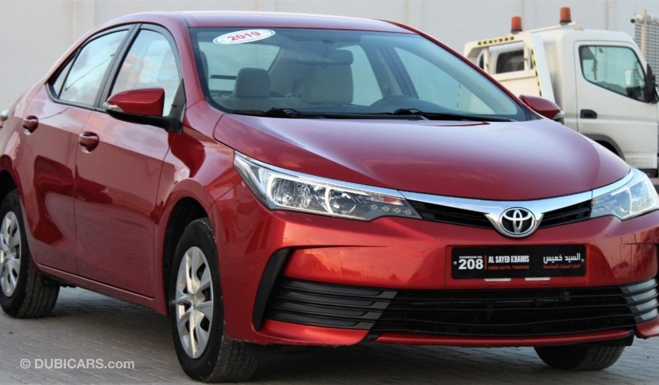 Toyota Corolla SE SE Toyota Corolla 2019 GCC 1600cc, in excellent condition, without accidents