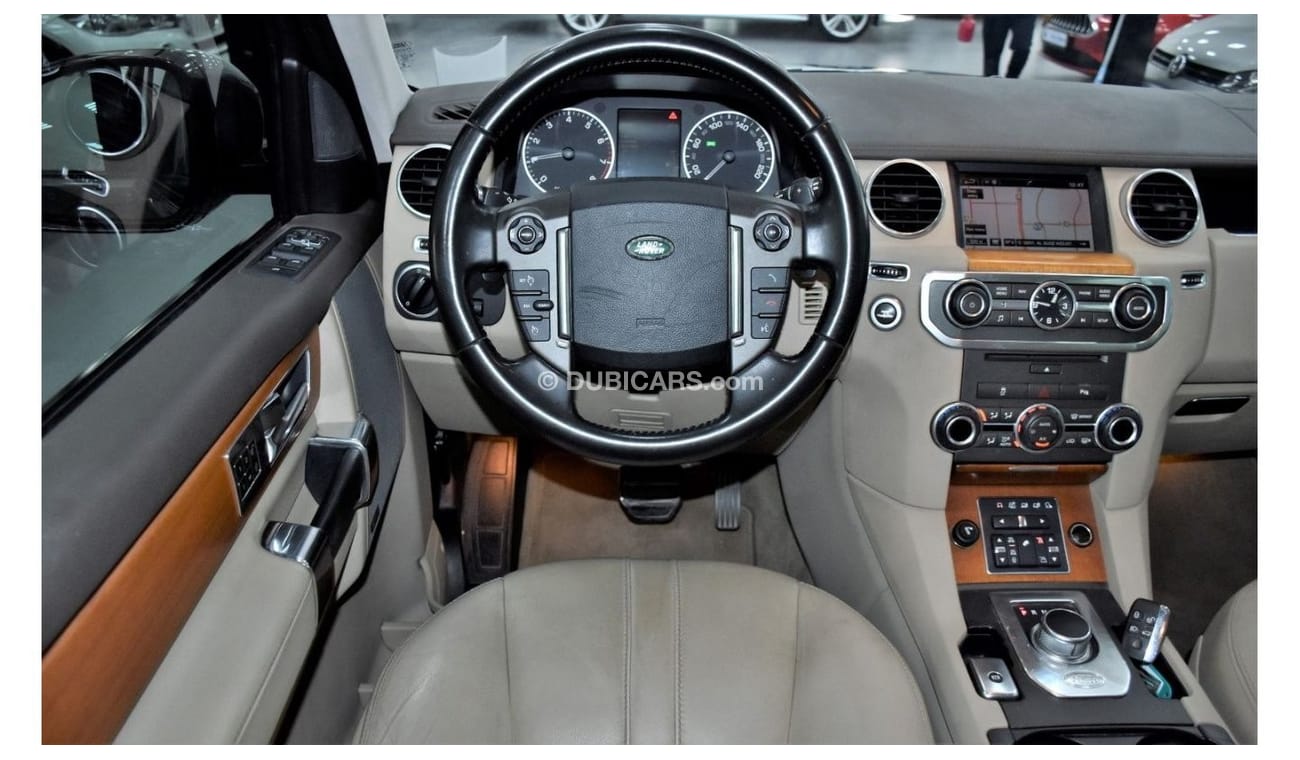 Land Rover Discovery EXCELLENT DEAL for our Land Rover LR4 SCV6 HSE ( 2015 Model ) in Grey Color GCC Specs
