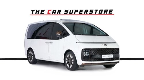 Hyundai Staria Van 3.5L (6 Seater) GCC - Full Service History- 7 Seater VIP Leather Seats- Mint Condition