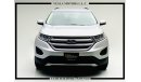 Ford Edge OFFICIAL DEALER WARRANTY UP TO 100,000KMS / GCC / 2017 / LEATHER SEATS + AWD + NAVGATION / 1,288 DHS