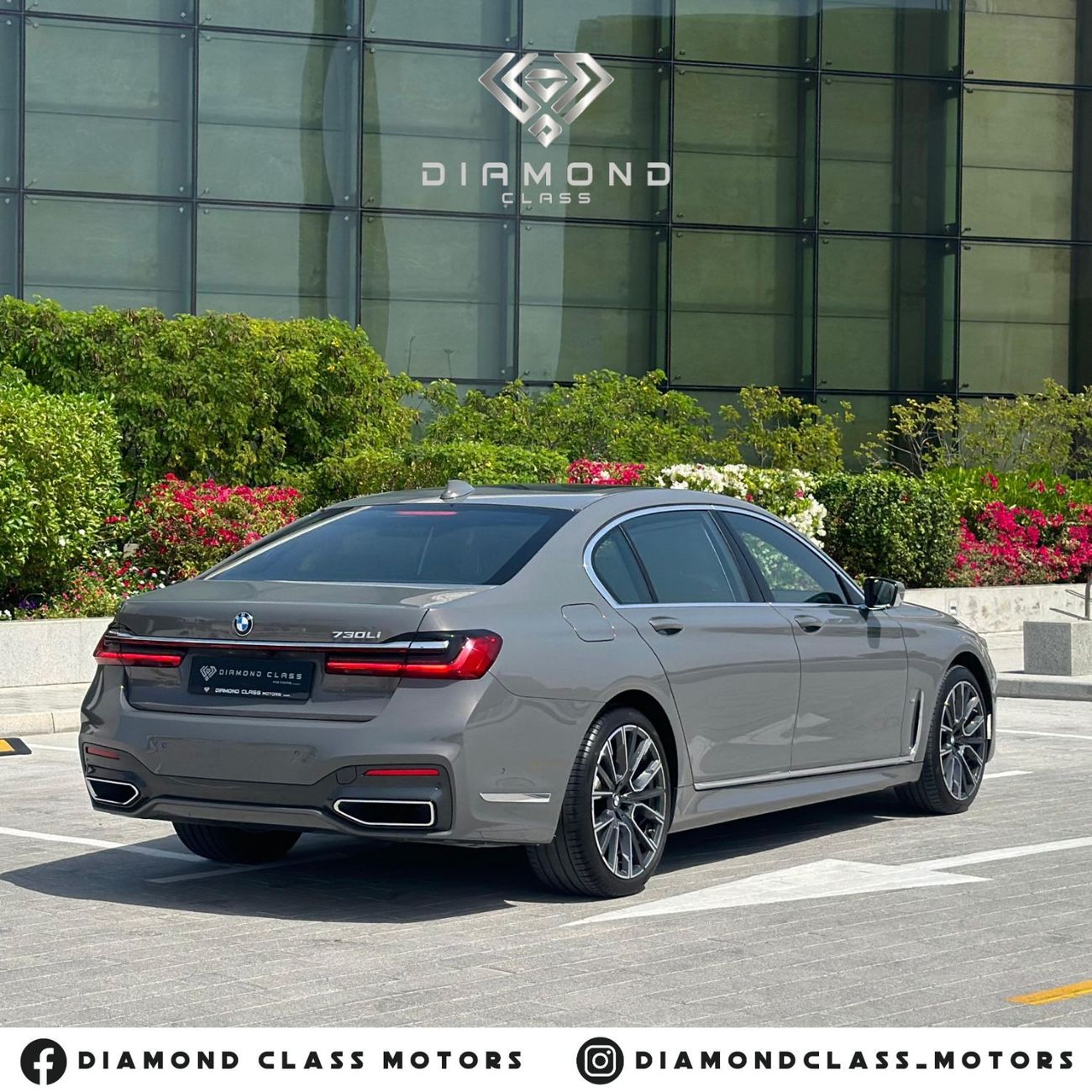 BMW 730Li Luxury M Sport Package BMW 730Li M kit Full Option GCC A.Grey 2022 Under Warranty & Service Contract