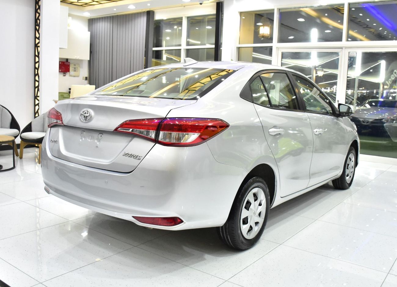 تويوتا يارس EXCELLENT DEAL for our Toyota Yaris 1.5L ( 2022 Model ) in Silver Color GCC Specs