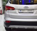 Hyundai Santa Fe EXCELLENT DEAL for our Hyundai SantaFe 4WD V6 ( 2016 Model ) in Silver Color GCC Specs
