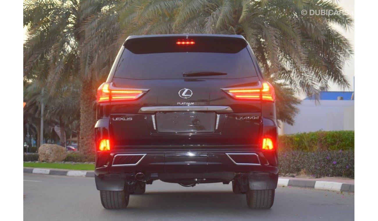 لكزس LX 450 2019 MODEL LEXUS LX450D V8 4.5L TURBO DIESEL AUTOMATIC PLATINUM