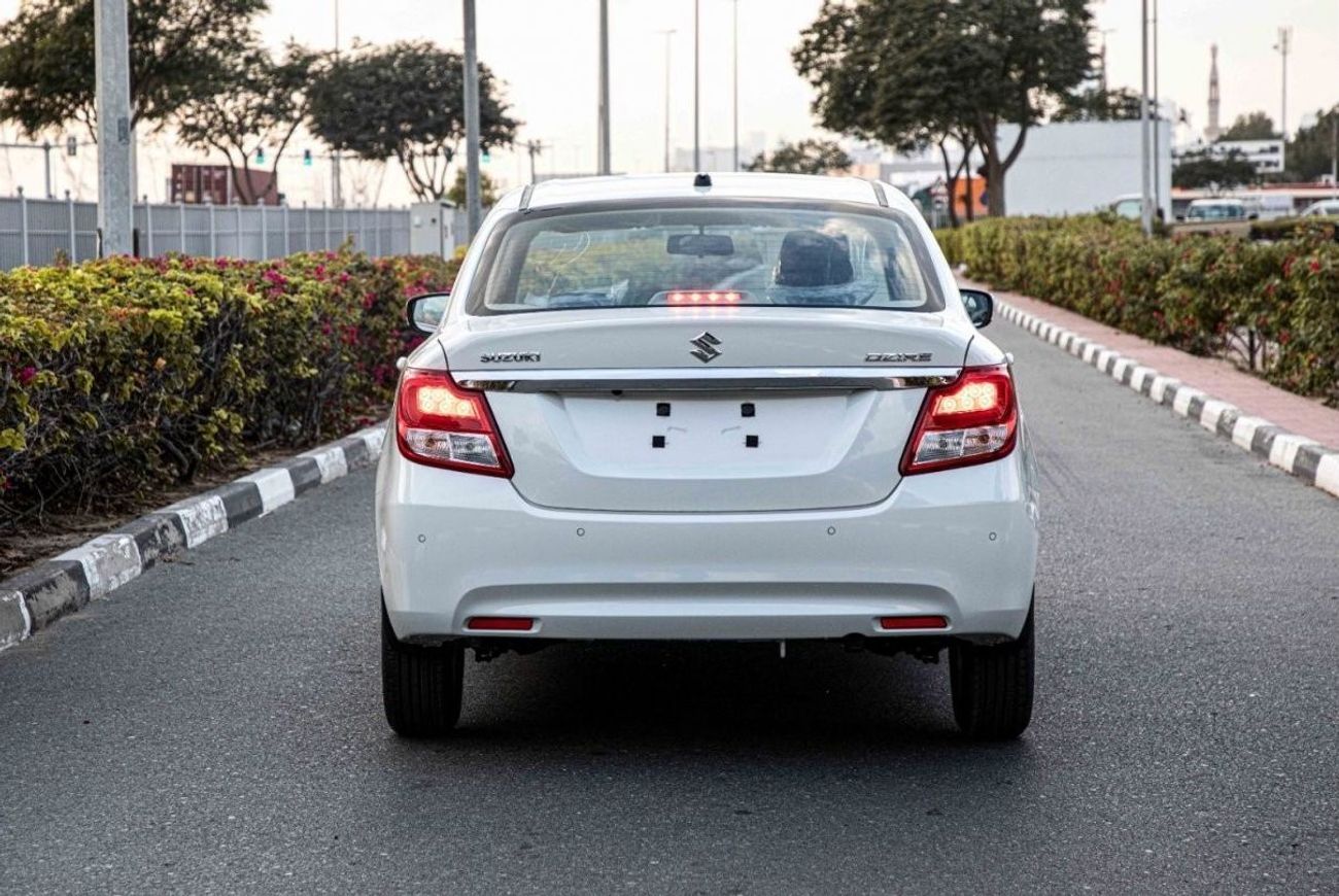 سوزوكي دزاير 2024 سوزوكي ديزاير 1.2 GLX - أبيض قطبي لؤلؤي معدني من الداخل أسود | للتصدير فقط
