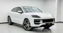 بورش كايان 2024 Porsche Cayenne Coupe, 2026 Porsche Warranty, Full Porsche Service History, Low Km, GCC