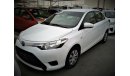 Toyota Yaris 2015 WHITE GCC NO ACCIDENT NO PAINT PERFECT